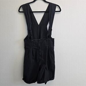 G. Pellini Black Vintage Overalls L – 90s Grunge, Utility, Workwear Romper